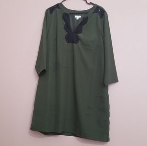 Charming Charlie's Olive Green Tunic Dress
